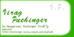 virag puchinger business card